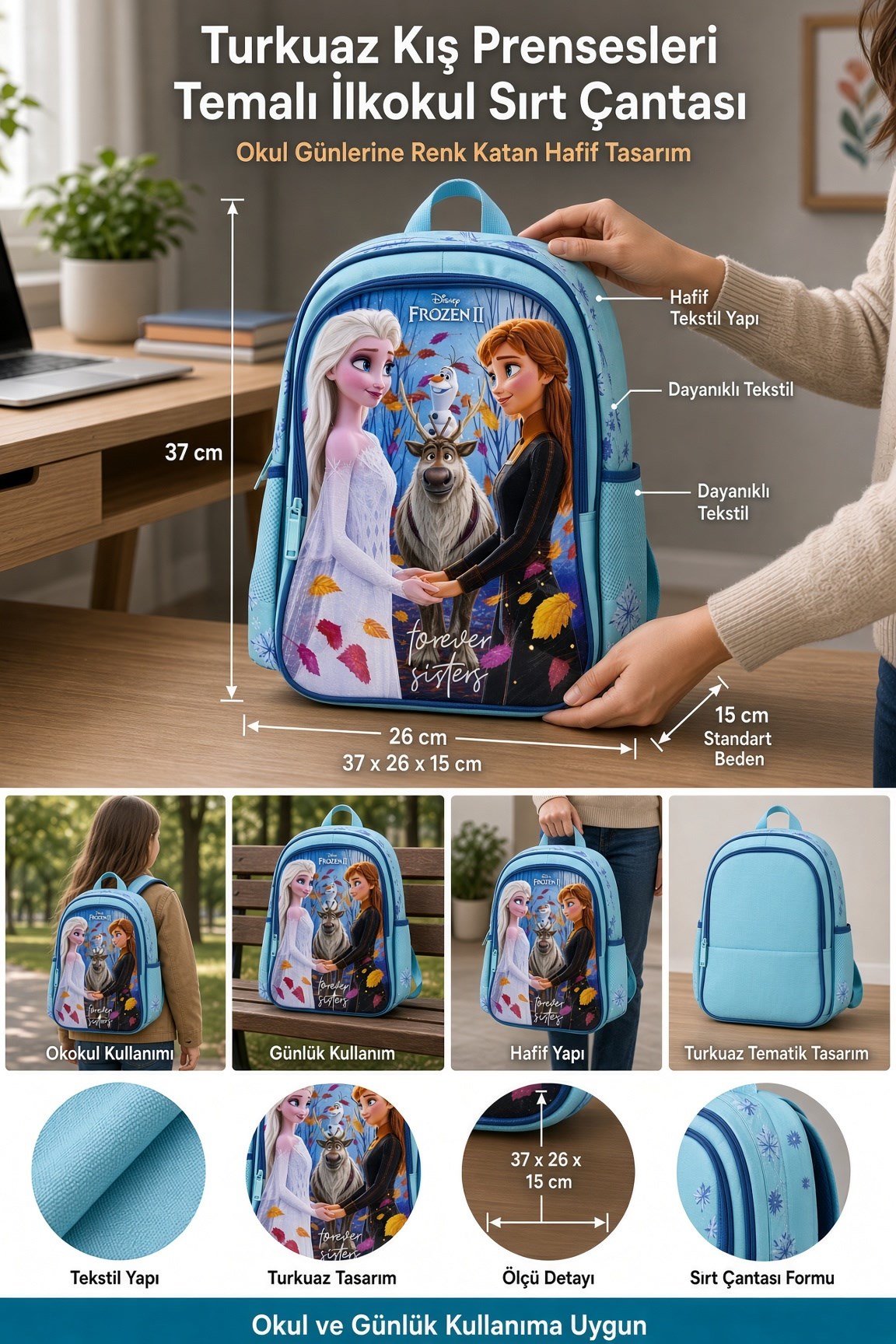 OTTO mikro FROZEN İLKOKUL ÇANTASI 48035
