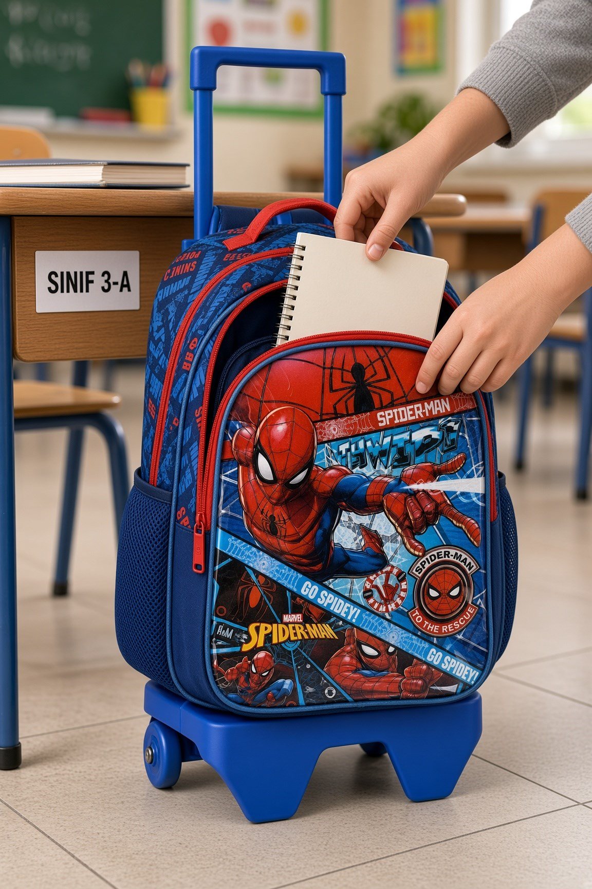OTTO mikro SPİDERMAN ÇEKÇEKLİ İLKOKUL ÇANTASI  48116
