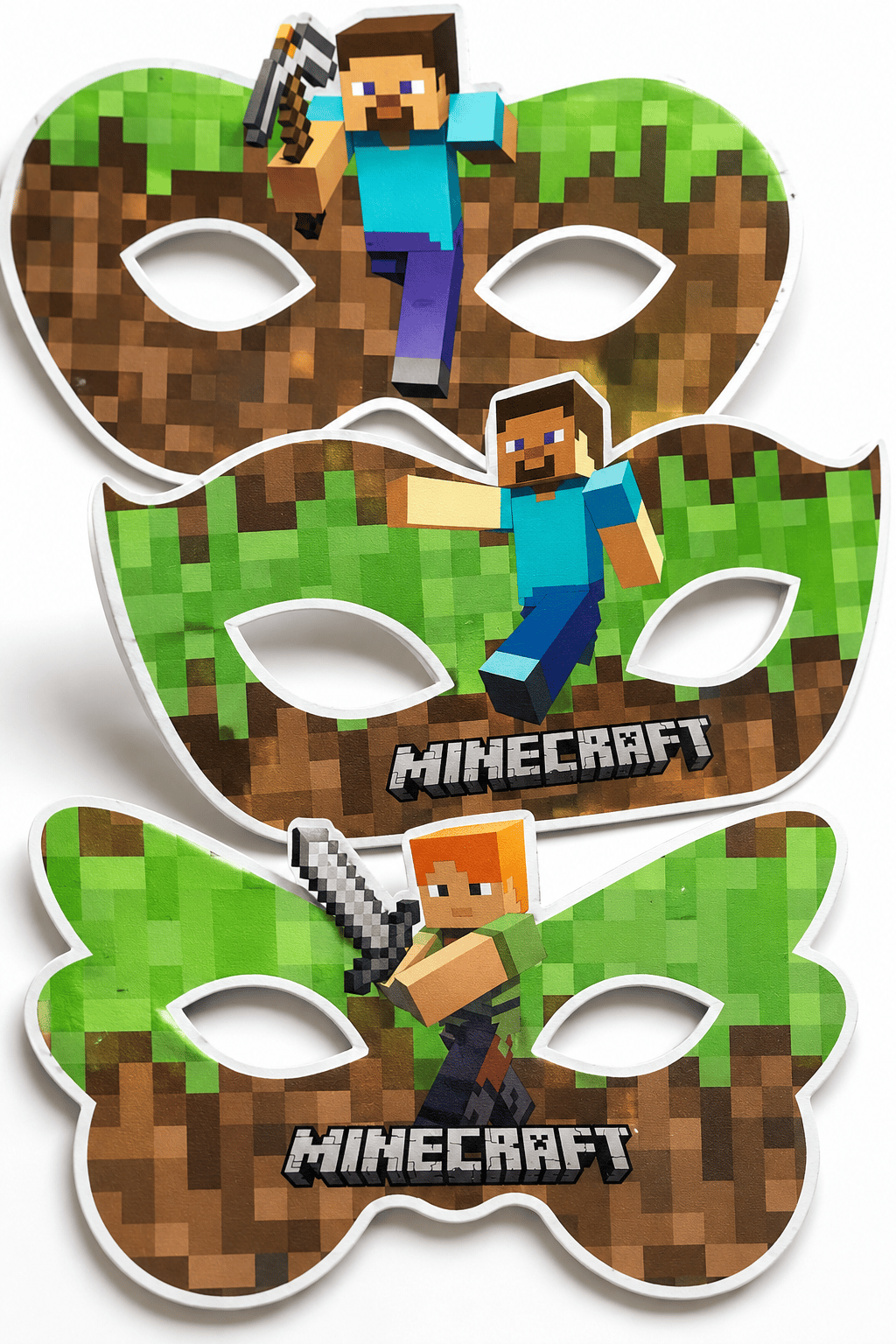 P.Maske 6 lı MİNECRAFT kağıt maske