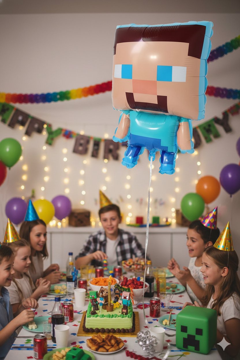 P.Folyo Balon Minecraft 55 CM
