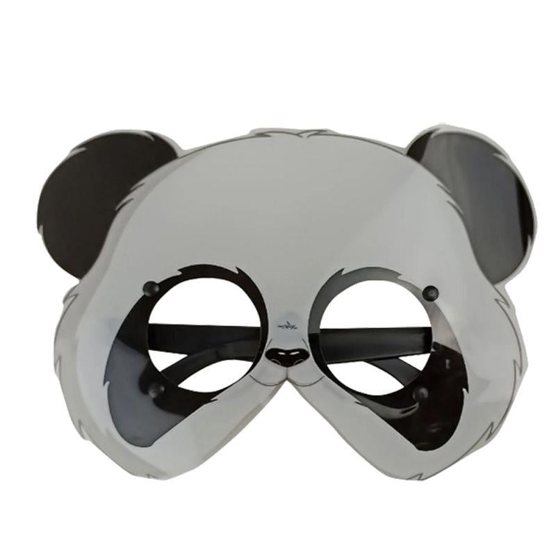Parti gözlüğü pvc kaplı Panda görünümlü parti gözlüğü  hayvan gözlüğü