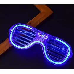 Parti gözlük led ışıklı Mavi Panjurlu