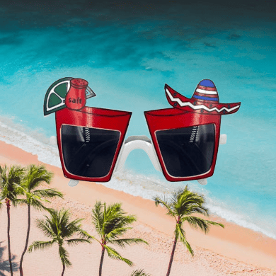 Parti Gözlük Meksika Şapkalı Kırmızı tekila-limon