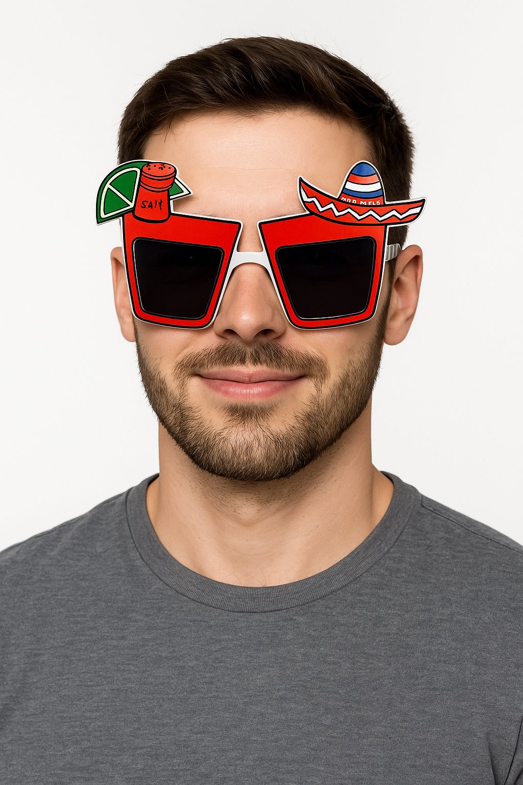 Parti Gözlük Meksika Şapkalı Kırmızı tekila-limon