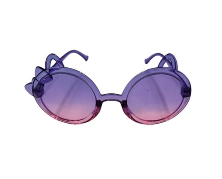 Parti Gözlük Mika Fiyonklu Mickey Model mor-pembe renkli eğlenceli parti gözlüğü