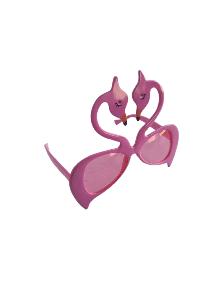 Parti Gözlük Pembe Uyuyan Flamingo Gözlük eğlenceli parti gözlüğü