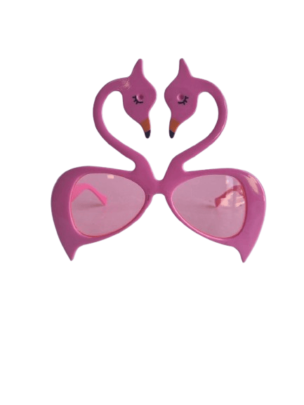 Parti Gözlük Pembe Uyuyan Flamingo Gözlük eğlenceli parti gözlüğü
