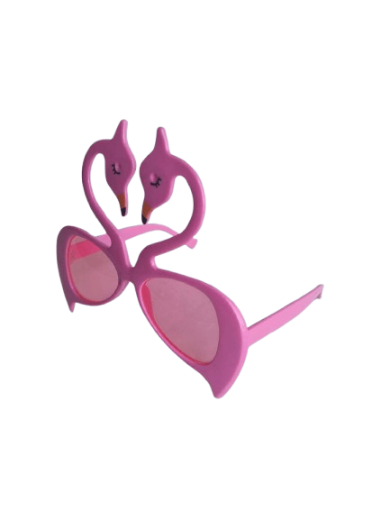Parti Gözlük Pembe Uyuyan Flamingo Gözlük eğlenceli parti gözlüğü