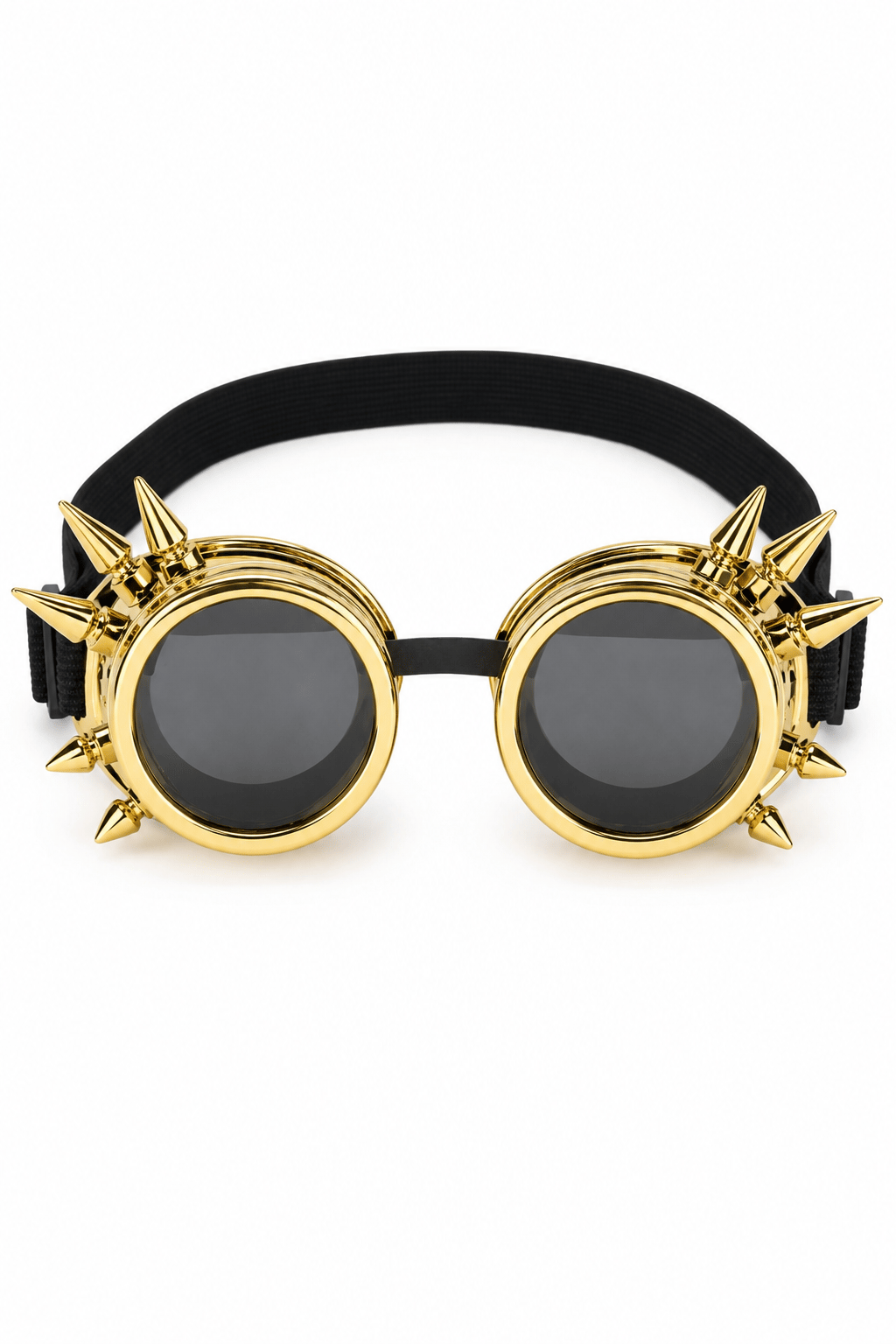 Parti Gözlük Steampunk Temalı Altın