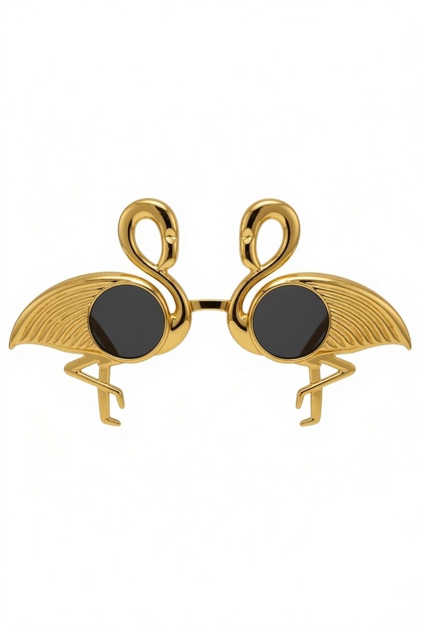 Parti Gözlükleri  Flamingo Parti Gözlüğü Gold Bekarlığa veda