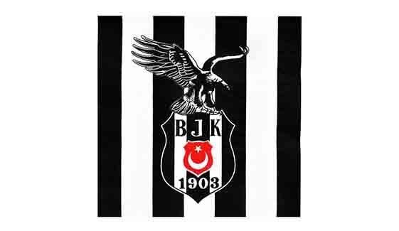 Peçete Beşiktaş orjinal lisanslı 33*33 16ı pk çift kat , solmaz sağlıklı boyalı peçete