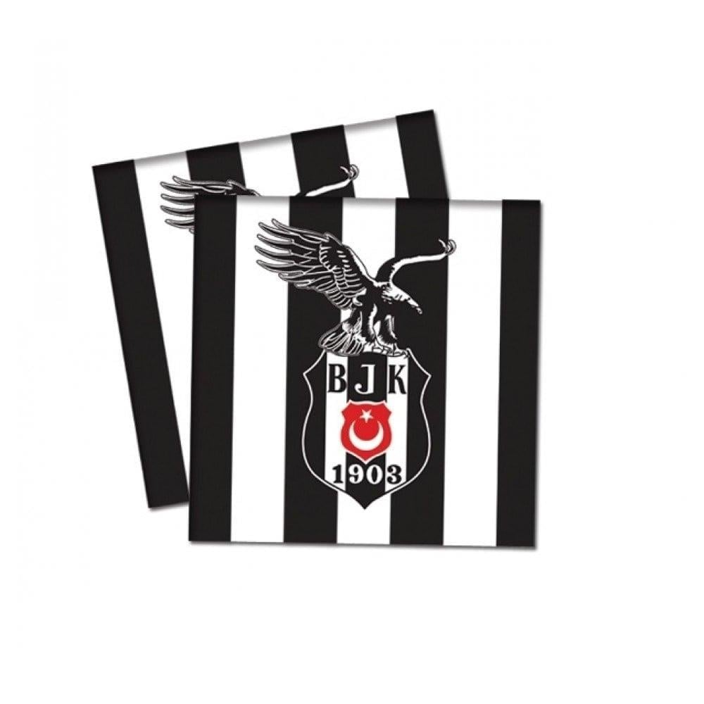 Peçete Beşiktaş orjinal lisanslı 33*33 16ı pk çift kat , solmaz sağlıklı boyalı peçete