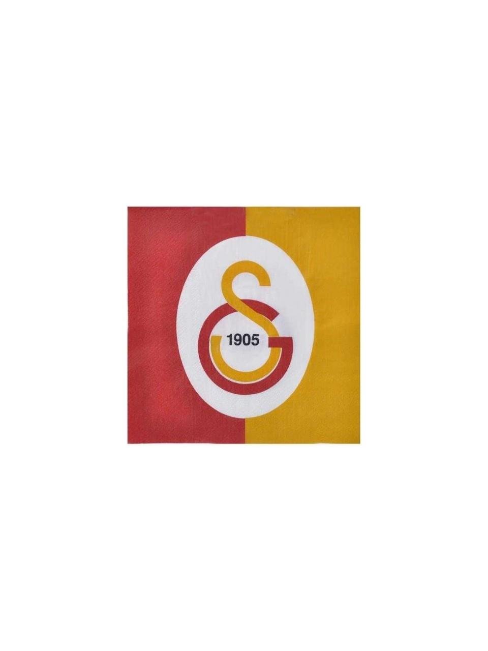 Peçete Galatasaray 33X33 Cm 16 lı paket orjinal lisanslı doğum günü kutlama peçetesi