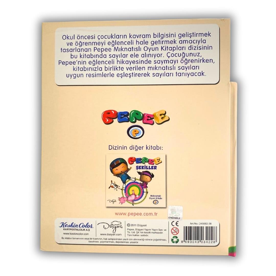 Pepee Mıknatıslı Kitap Sayılar 