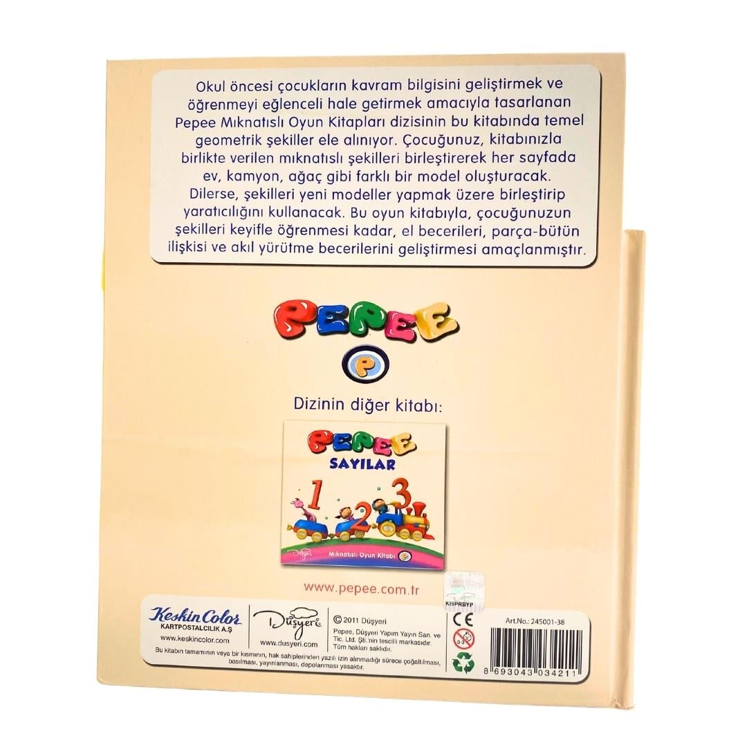 Pepee Mıknatıslı Kitap Şekiller
