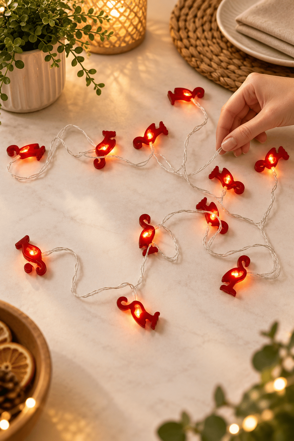 Peri Led Işık Flamingo Figürlü Pilli Dekoratif Led Beyaz gün ışığı