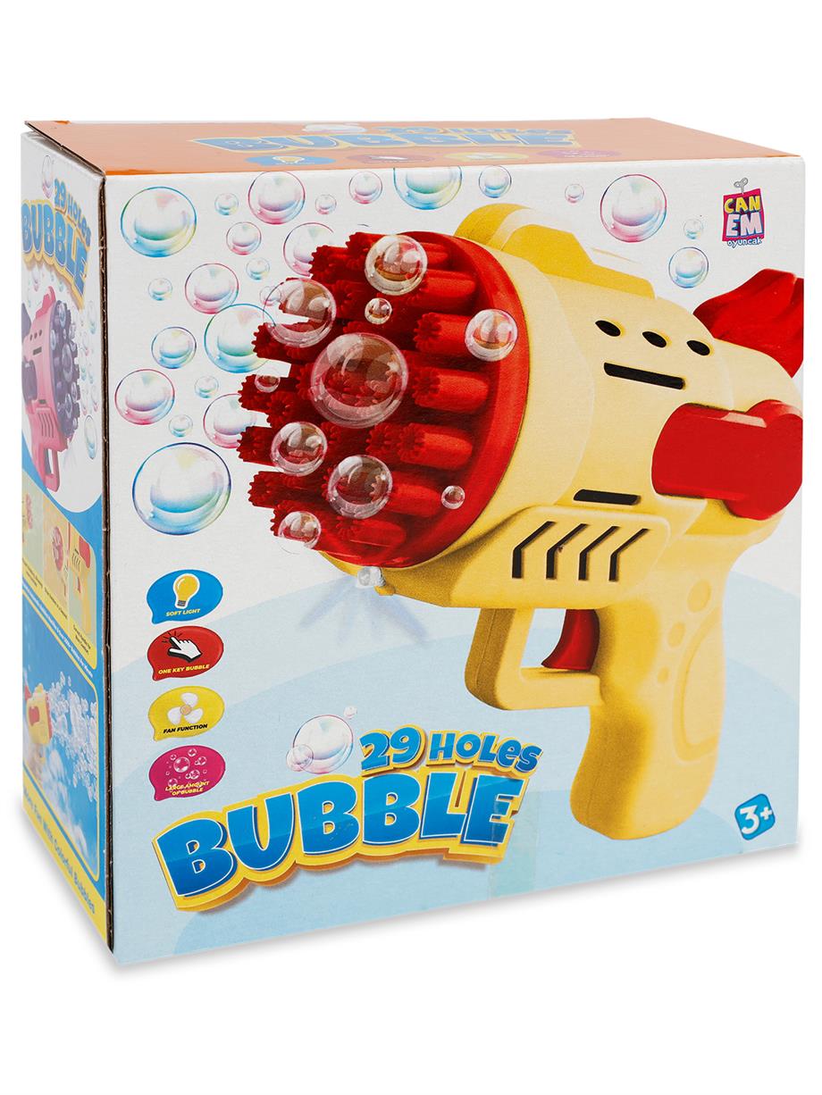 Pilli Işıklı Köpük Atan Tabanca