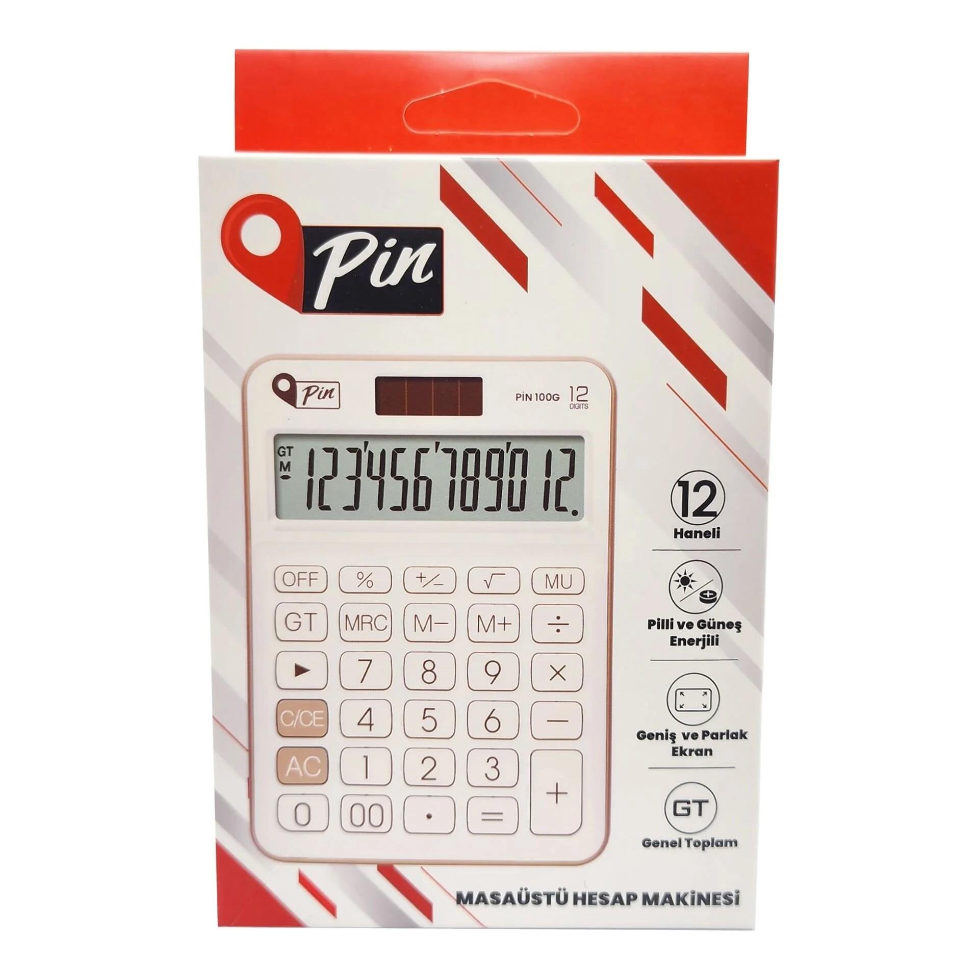Pin Hesap Makinesi PİN.100G