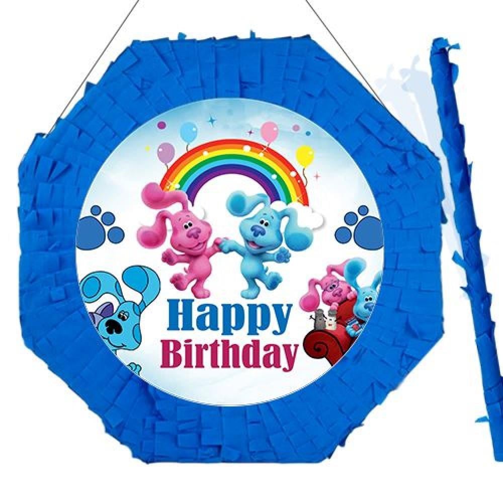Pinyata Blues Clues Pinyata 42 cm + Sopası Doğum günü Eğlencesi