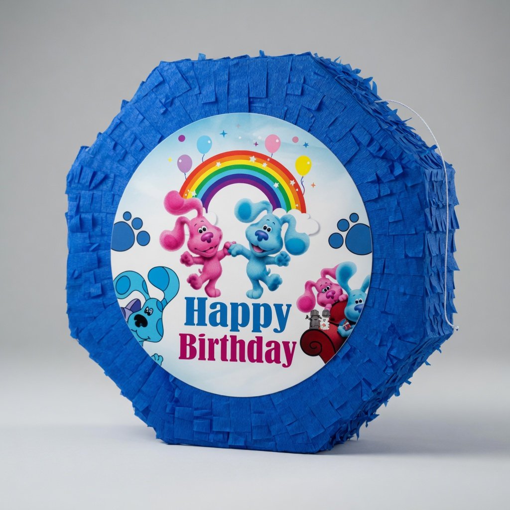 Pinyata Blues Clues Pinyata 42 cm + Sopası