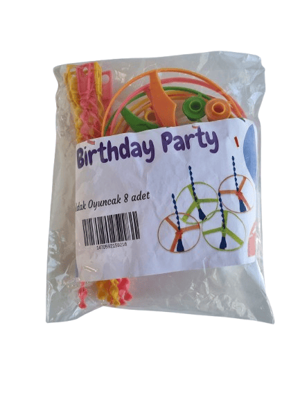 Pinyata İçi Oyuncak Fırıldak-Pervane  8 li Paket Set Doğum Günü Hediyelik Eğlenceli Oyuncak