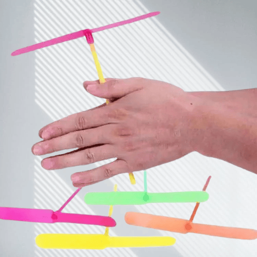 Pinyata İçi Oyuncak Plastik Uçabilen Pervane 5 li Paket Esne Doğum Günü Hediyelik Eğlenceli Oyuncak