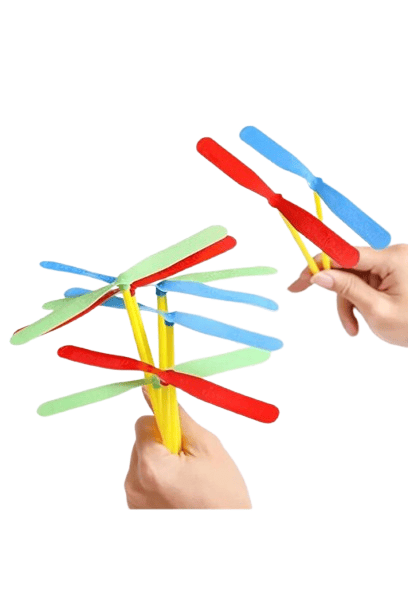 Pinyata İçi Oyuncak Plastik Uçabilen Pervane 5 li Paket Esne Doğum Günü Hediyelik Eğlenceli Oyuncak