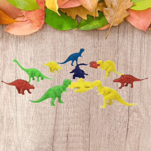 Pinyata İçi Oyuncak Renkli Dinozorlar 10lu Paket Pinyata Patlatma Oyunu Küçük Oyuncaklar