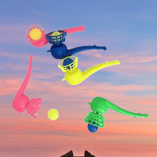 Pinyata İçi Oyuncak Saksafon Üflemeli Top 5li Paket Set Doğum Günü Hediyelik Eğlenceli Oyuncak