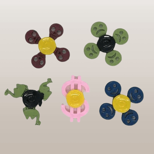 Pinyata İçi Oyuncak Stres Çarkı Çevirmeli 5 li Set Doğum Günü Hediyelik Eğlenceli Oyuncak