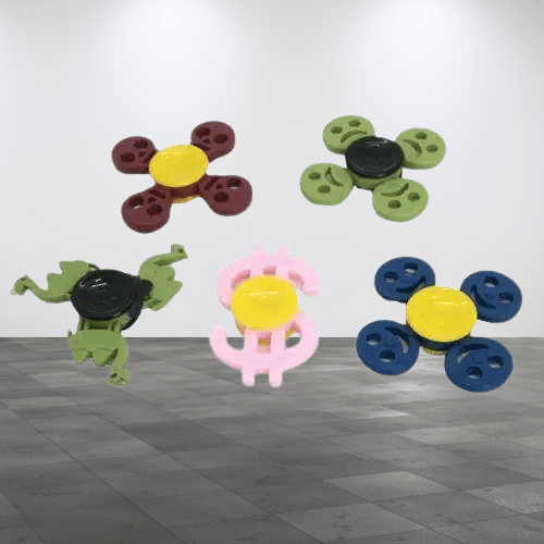 Pinyata İçi Oyuncak Stres Çarkı Çevirmeli 5 li Set Doğum Günü Hediyelik Eğlenceli Oyuncak