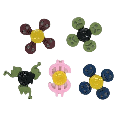 Pinyata İçi Oyuncak Stres Çarkı Çevirmeli 5 li Set Doğum Günü Hediyelik Eğlenceli Oyuncak