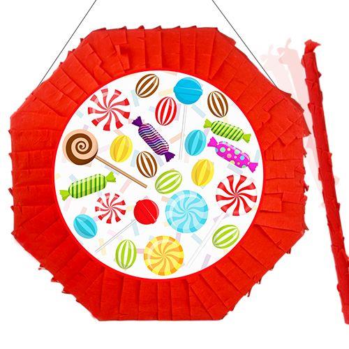 Pinyata LOLİPOP ŞEKERLEME 42cm sopalı