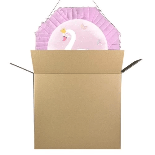 Pinyata Pembe KUĞU 42cm + Sopası Doğum Günü Eğlencesi Pinyata Patlatma Partisi