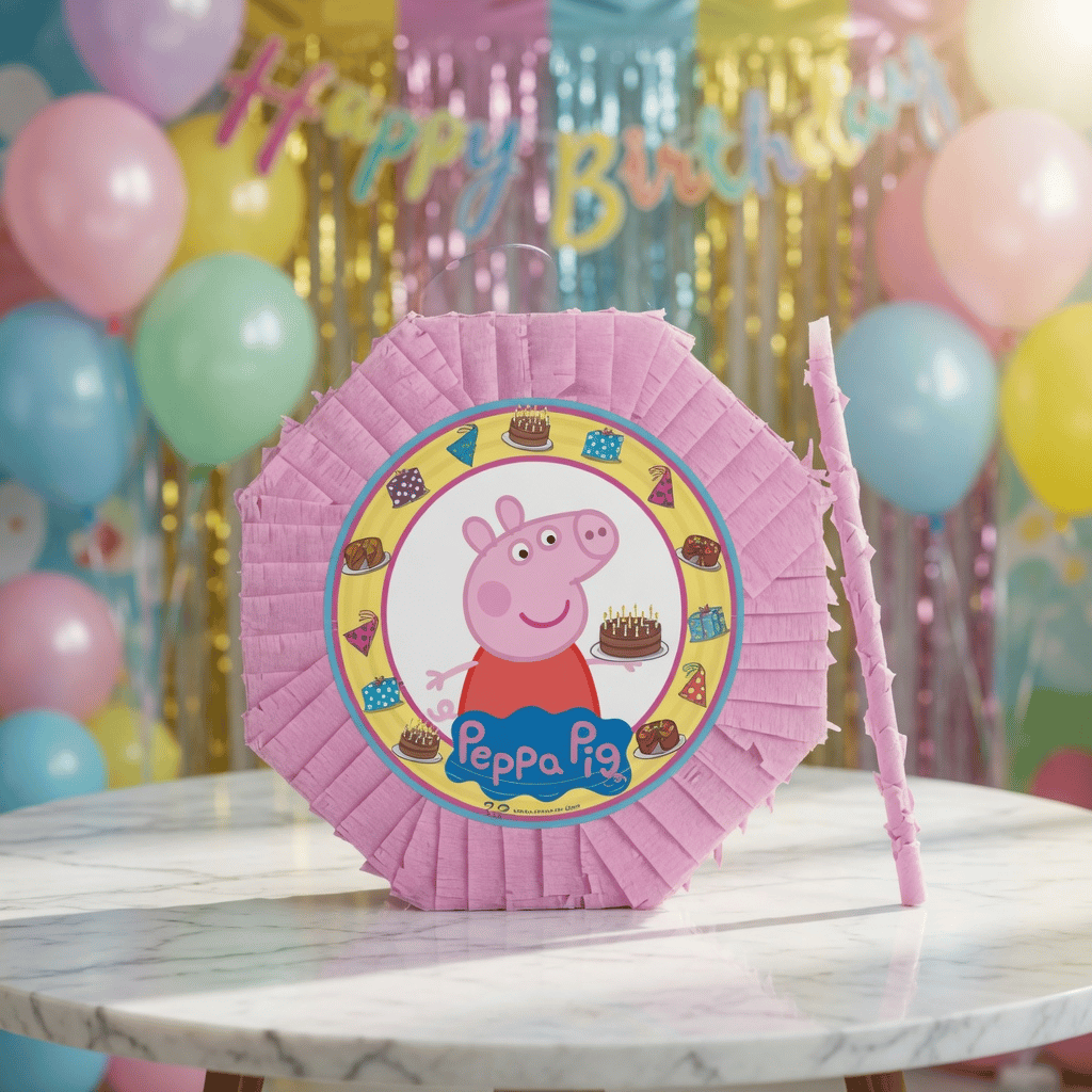 Pinyata Peppa Pig Pinyata 42 cm + Sopası