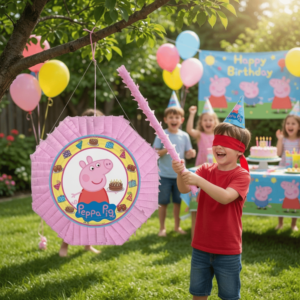 Pinyata Peppa Pig Pinyata 42 cm + Sopası