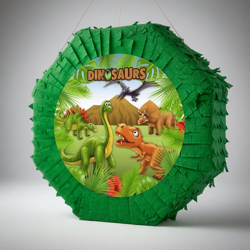 Pinyata Sevimli Dinozor Pinyata 42 cm + Sopası