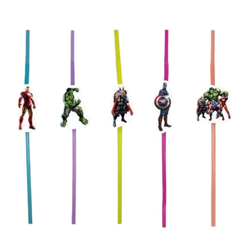 Pipet AVENGERS yenilmezler artistik pipet 10 lu