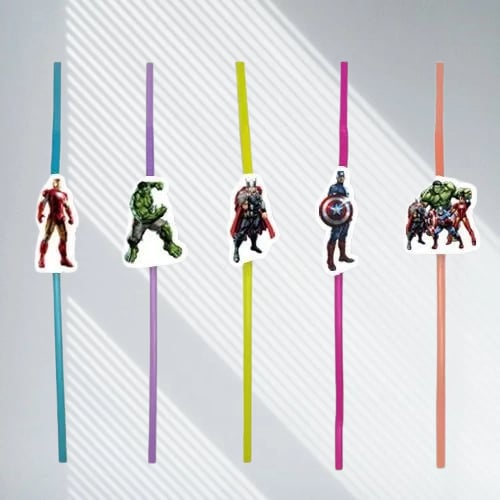 Pipet AVENGERS yenilmezler artistik pipet 10 lu