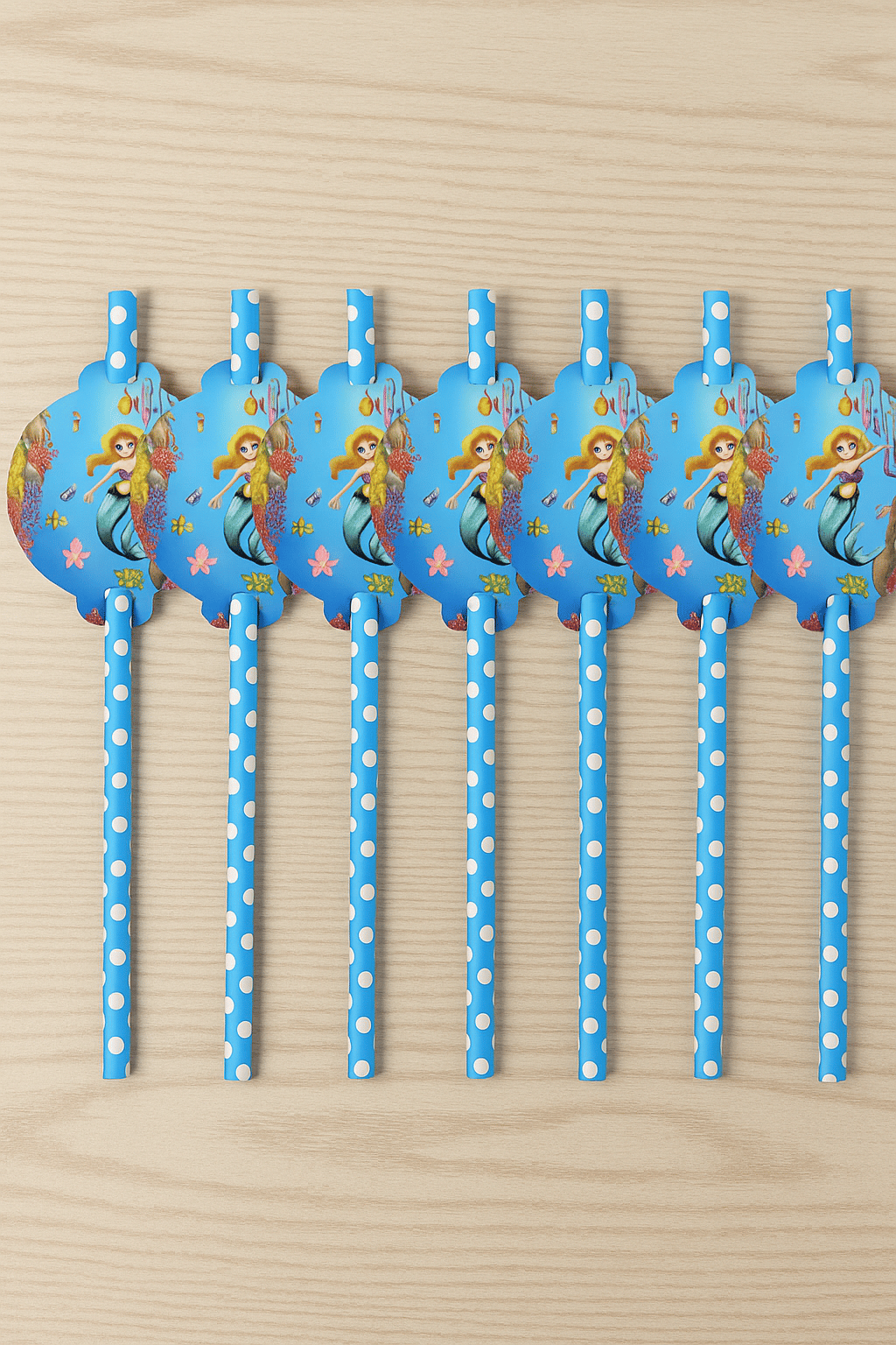 Pipet Deniz Kızı 6 Lı paket doğum günü eğlencesi