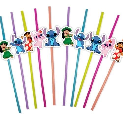 Pipet LİLO STİTCH  temalı 10lu Artistik Pipet