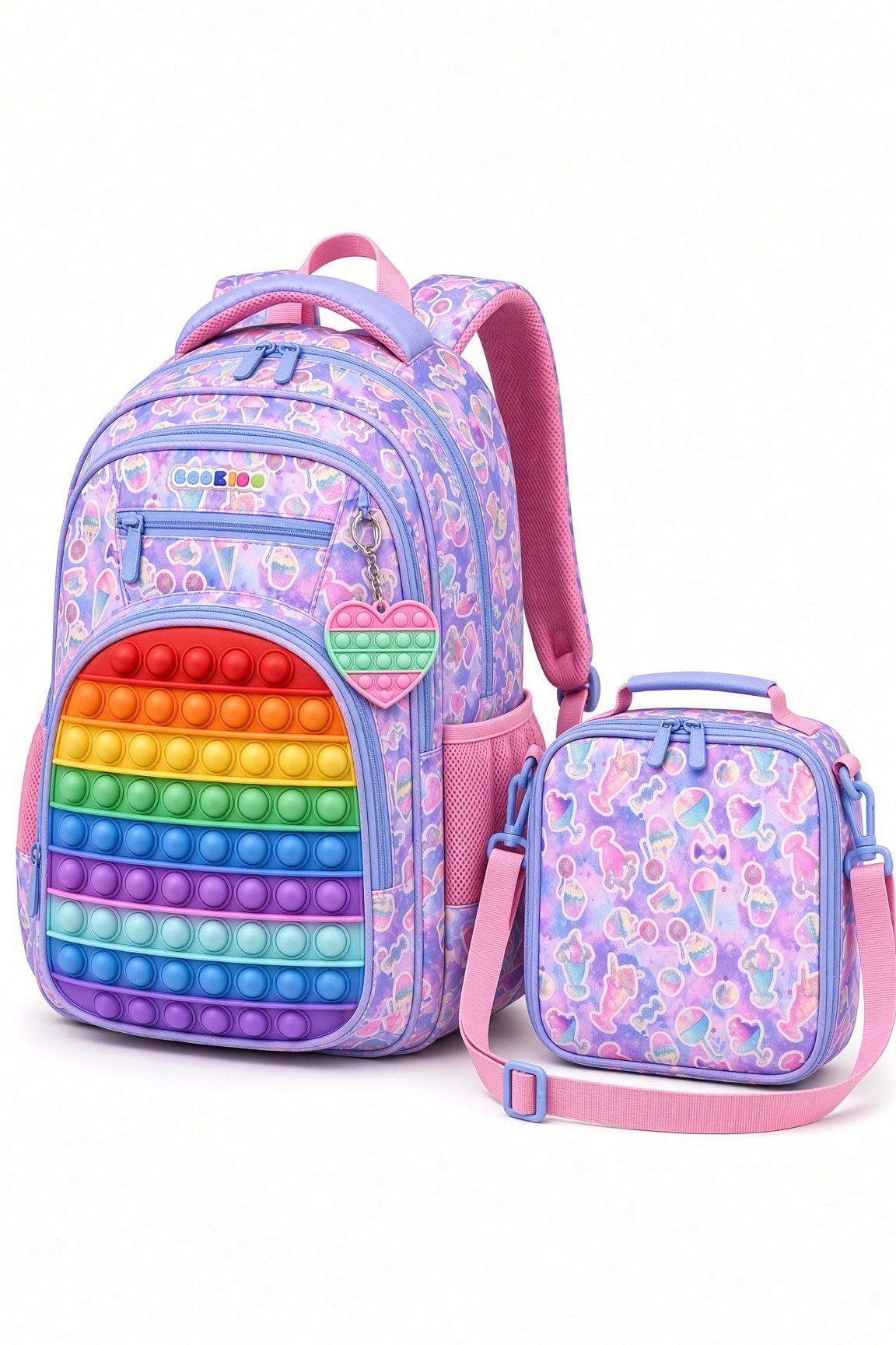 Popitli 3 gözlü dondurma sırt ve bes.çan.set51719 
