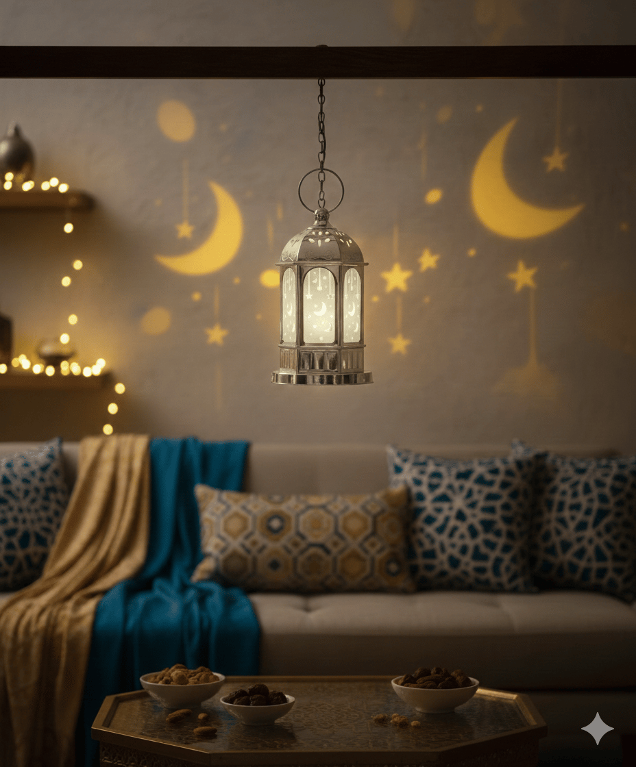 Ramazan Fener Ledli Gumuş Tabanlı Parlak Model 16 Cm