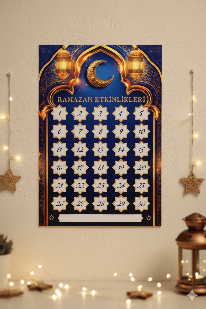 RAMAZAN Mavi Kazınabilen Ramazan Ayı Etkinlikleri ve Imsakiye