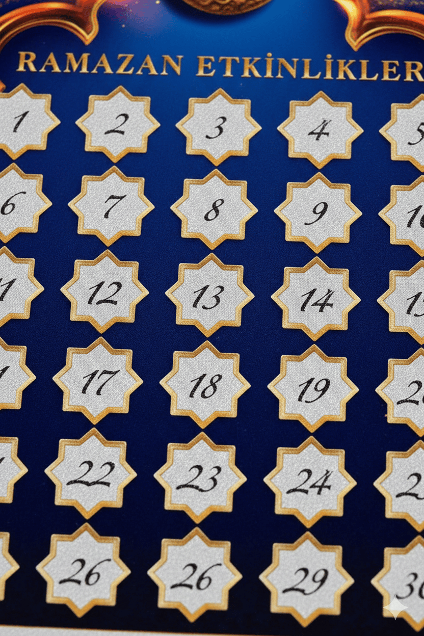 RAMAZAN Mavi Kazınabilen Ramazan Ayı Etkinlikleri ve Imsakiye