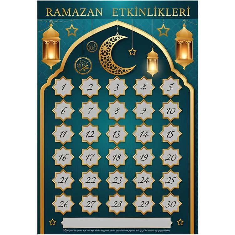 RAMAZAN Yeşil Kazınabilen Ramazan Ayı Etkinlikleri ve Imsakiye