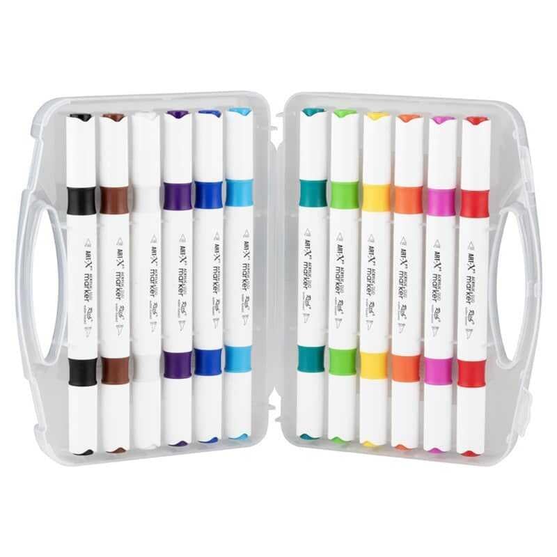 Rich Art-X Acrylıc Marker Duo 12 Li Set 18057