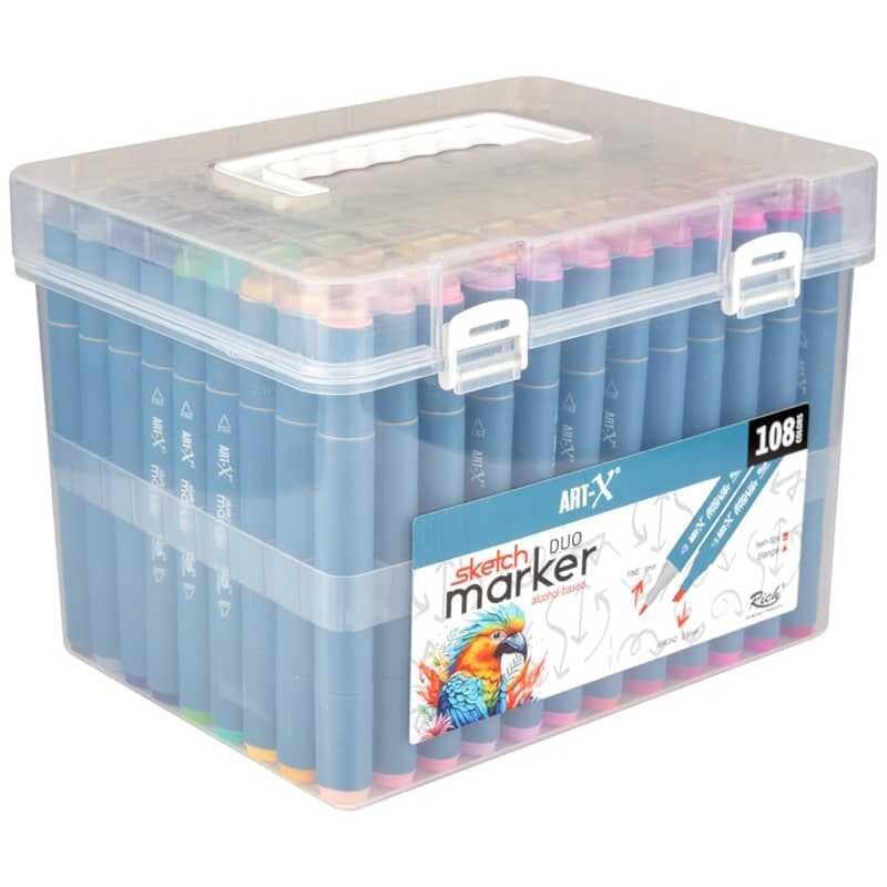 Rich Art-X Sketch Marker Duo 108 Li Set 18052