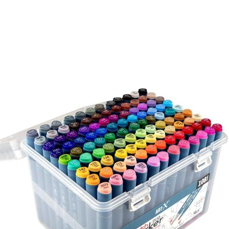 Rich Art-X Sketch Marker Duo 108 Li Set 18052