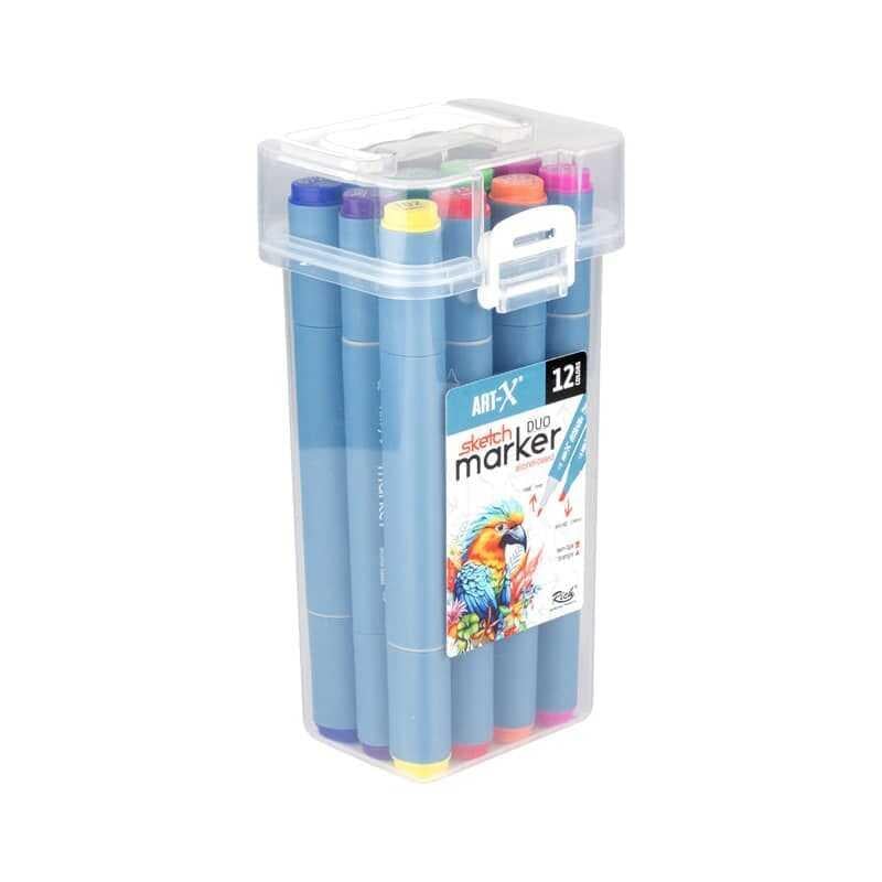 Rich Art-X Sketch Marker Duo 12li  Set 18046